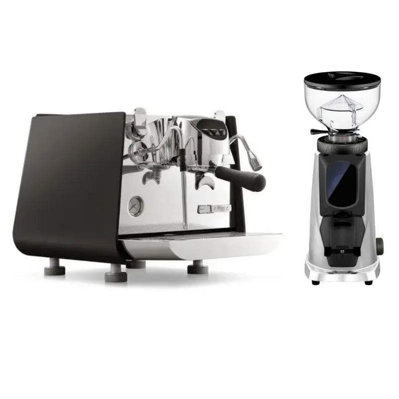 Victoria Arduino E1 Prima Espresso Machine + Fiorenzato All Ground Sense Commercial Bundle Kit