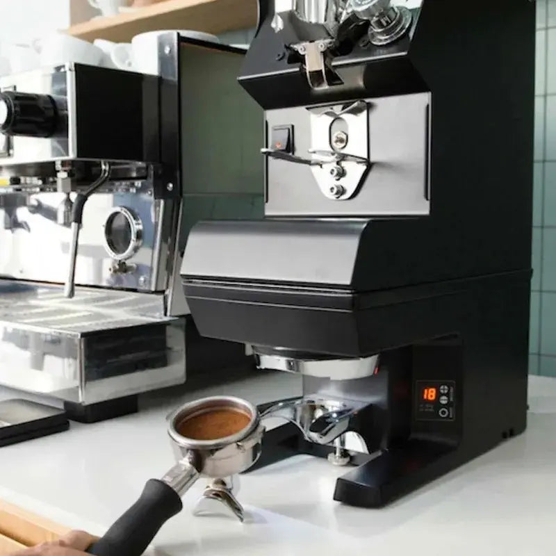 Victoria Arduino Mythos One Grinder + Puqpress M2 Automatic Tamper Commercial Bundle Kit