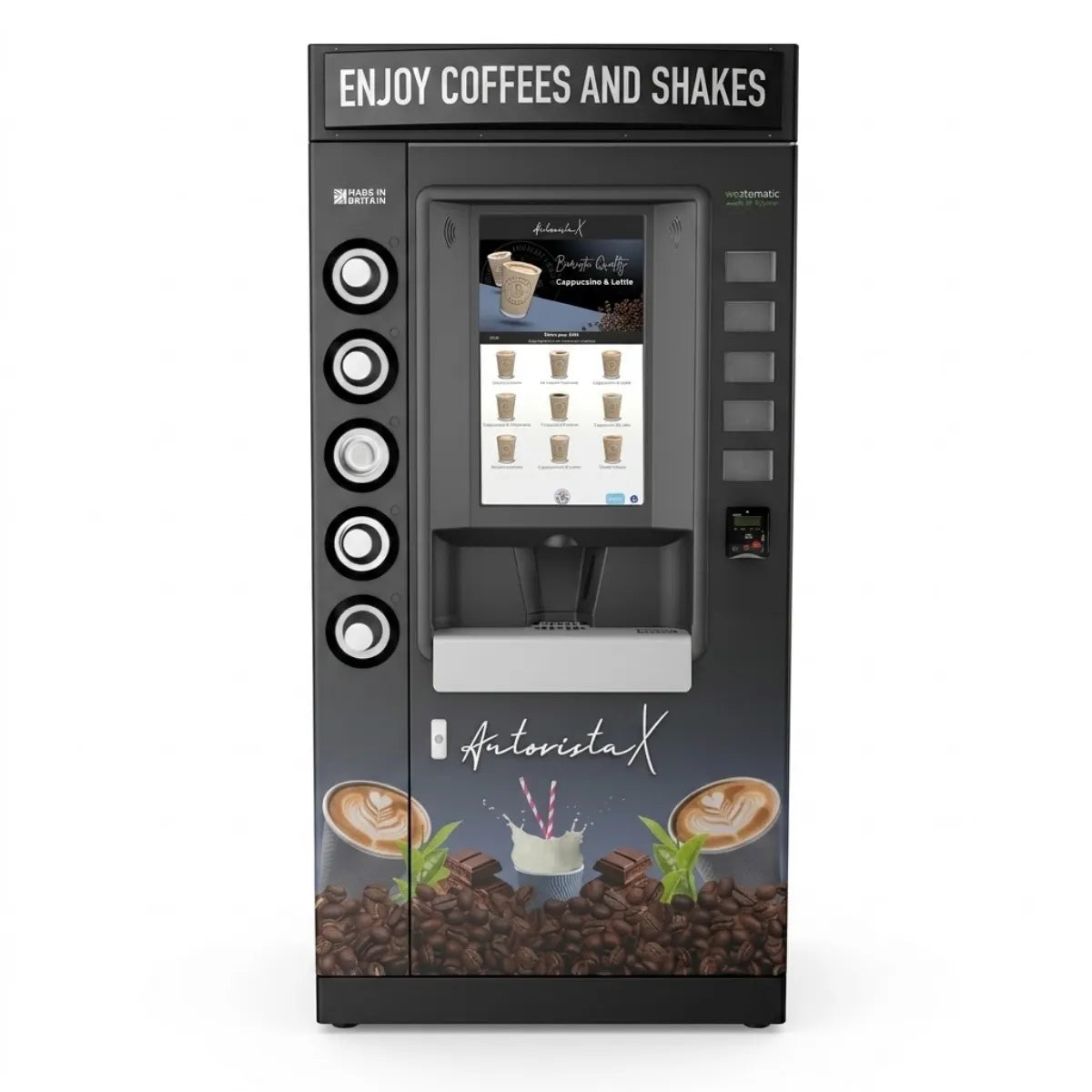  Westomatic Autorista X Coffee Machine - Bean to Cup + 120+ Cups per Day - Coffee Vending Machine - Prime Coffee Suppliers