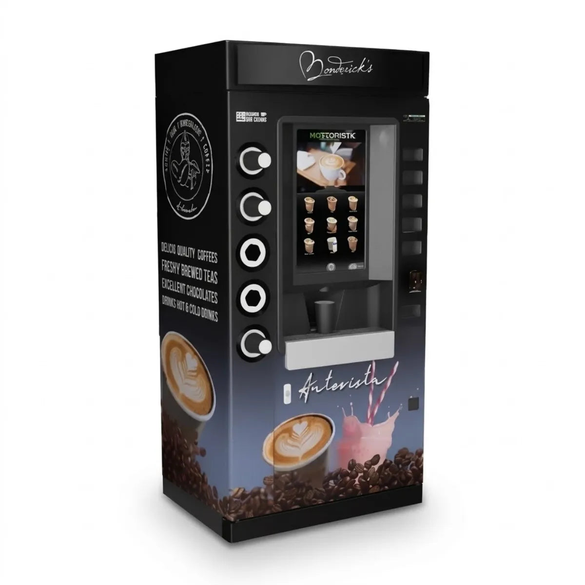  Westomatic Autorista X Coffee Machine - Bean to Cup + 120+ Cups per Day - Coffee Vending Machine - Prime Coffee Suppliers