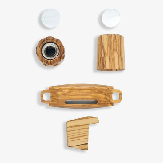 Wiedemann Manufaktur Wooden Set For La Marzocco Linea Micra Olive
