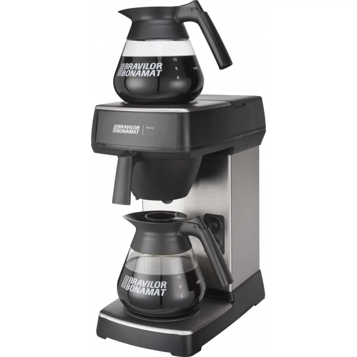 Bravilor - Bravilor Novo Quick Filter Machine - 1 Brewing System, 2 Decanters, 2 Hot Plates - Filter Coffee Machine - Prime Coffee Suppliers