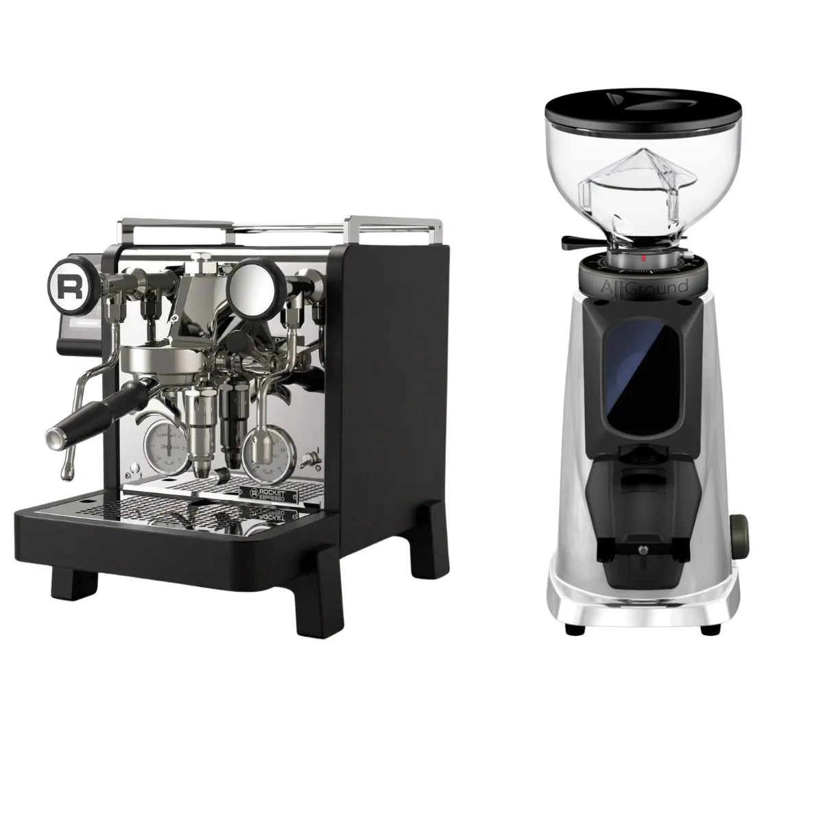 Rocket Espresso R58 Tune Espresso Machine + Fiorenzato All Ground Sense Espresso Grinder - Prime Coffee Suppliers Bundle Kit