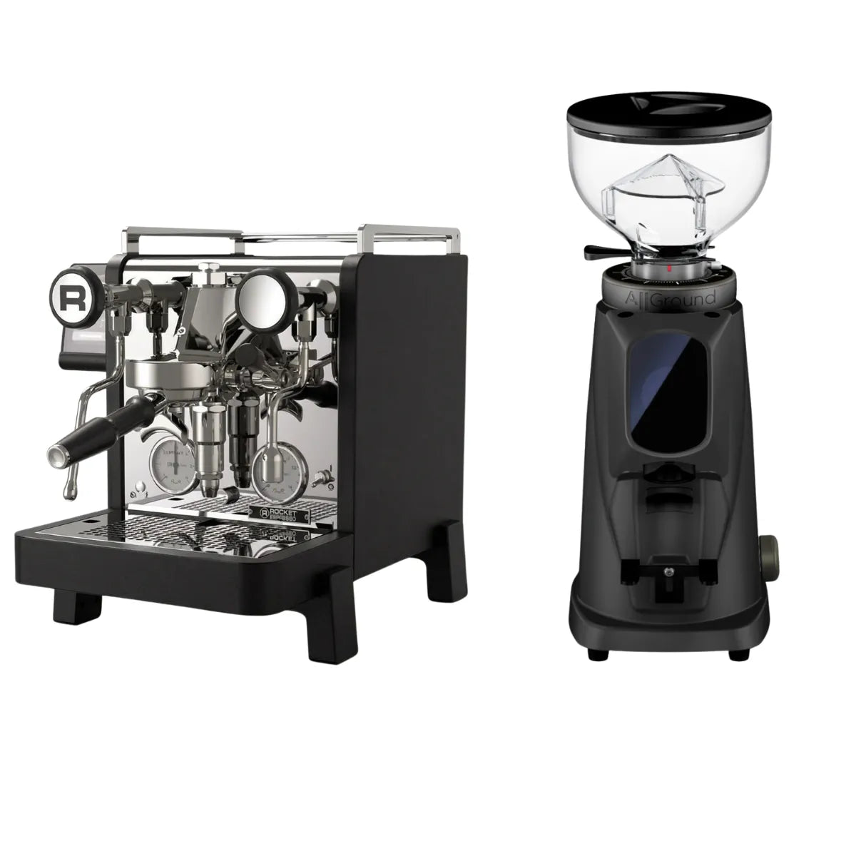 Rocket Espresso R58 Tune Espresso Machine + Fiorenzato All Ground Sense Espresso Grinder - Prime Coffee Suppliers Bundle Kit