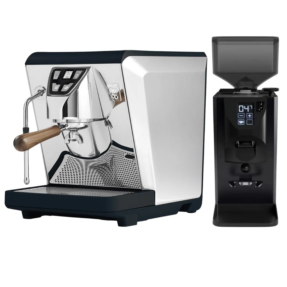 Nuova Simonelli Oscar Mood Espresso Machine + Duo Espresso Grinder Home Bundle Kit