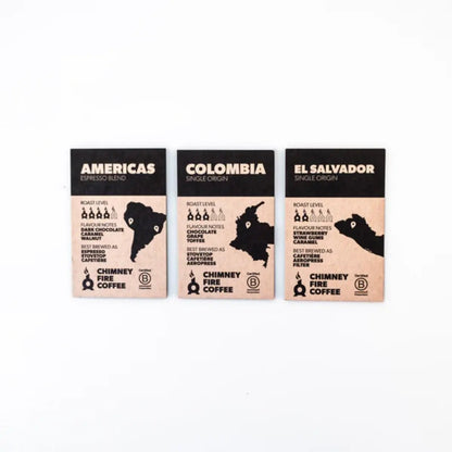 Chimney Fire - Chimney Fire Introductory Taster Packs - Coffee Beans - Prime Coffee Suppliers