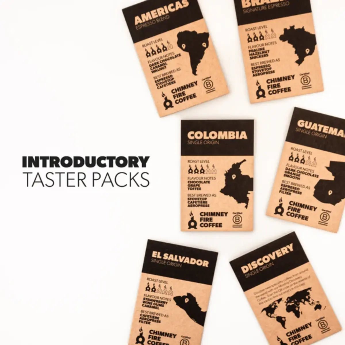 Chimney Fire - Chimney Fire Introductory Taster Packs - Coffee Beans - Prime Coffee Suppliers