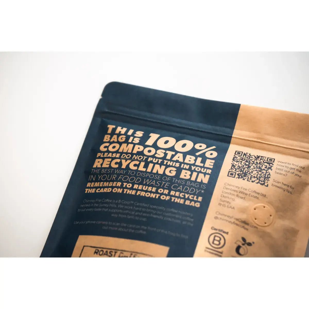 Chimney Fire - Chimney Fire Peru Coffee Beans - Chocolate, Biscuit, Blackberry - Coffee Beans - Prime Coffee Suppliers