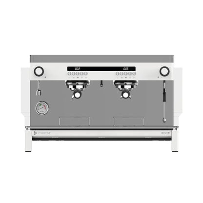 CREM EX3 2 Group Display Espresso Machine 11.5 Litres - Black/White Takeaway - Espresso Machine - Prime Coffee Suppliers