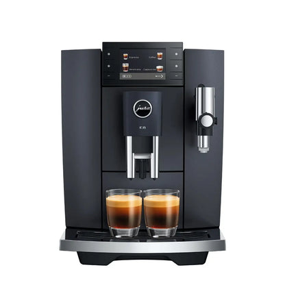 JURA E8 Automatic Bean to Cup Espresso Machine - Cosmic Black - Prime Coffee Suppliers
