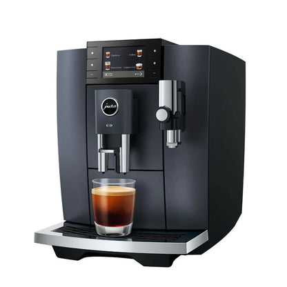 JURA E8 Automatic Bean to Cup Espresso Machine - Cosmic Black - Prime Coffee Suppliers