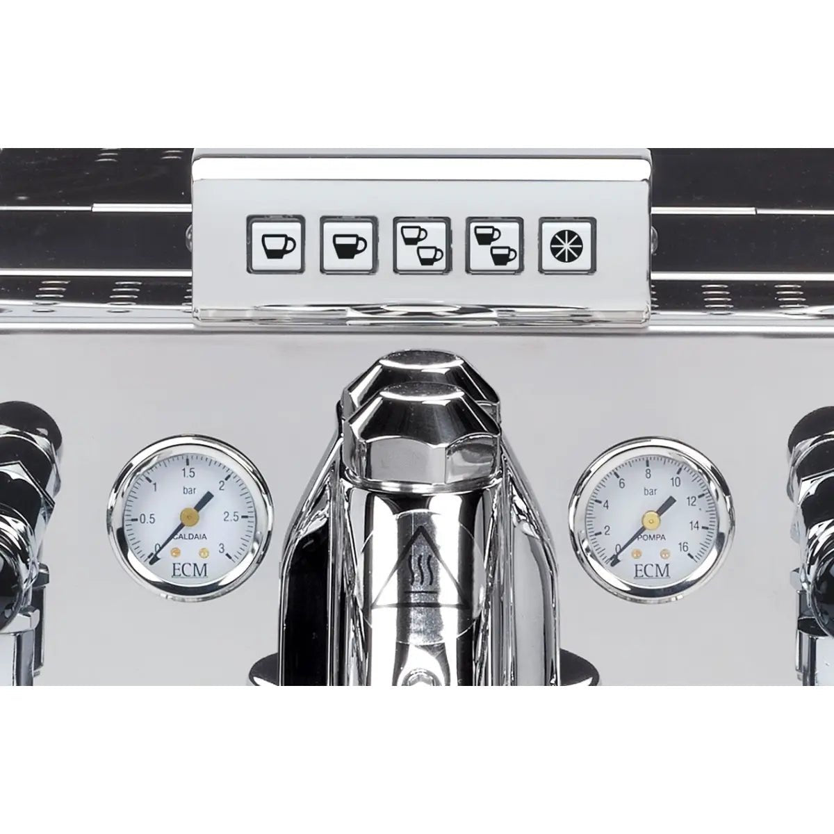 ECM - ECM Elektronika II Professional Espresso Machine - Dual Circuit - Espresso Machine - Prime Coffee Suppliers