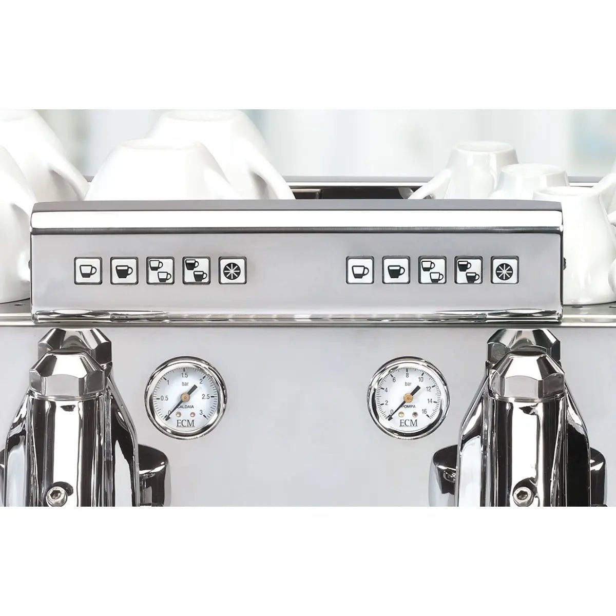 ECM - ECM Elektronika Profi Due 2 Group Espresso Machine + Heat Exchanger - Espresso Machine - Prime Coffee Suppliers