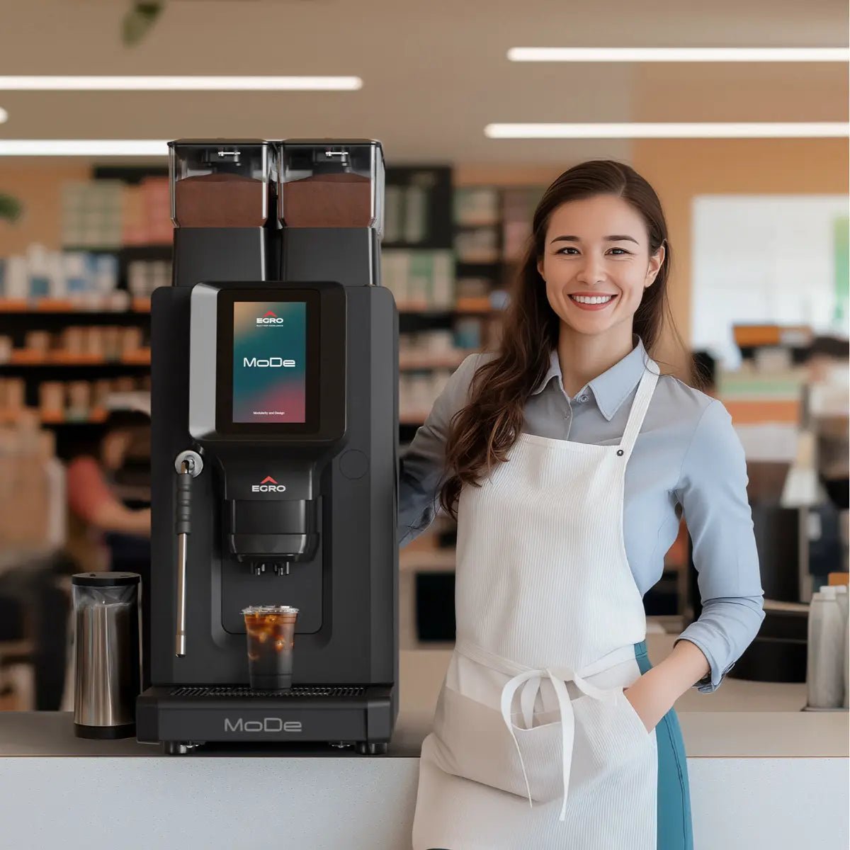 Rancilio - Egro MoDe One Automatic Coffee Machine | Pure Coffee | Quick Milk | Pro Milk - Coffee Machine - Prime Coffee Suppliers