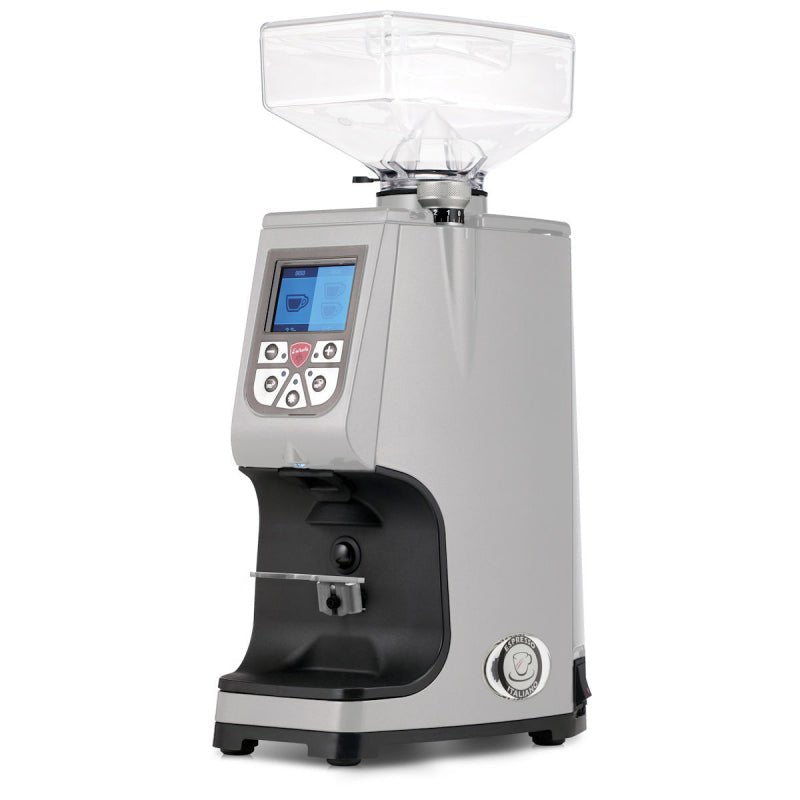 JESUK - Eureka Atom 60 Espresso Grinder + Eureka Atom Automatic Tamper - Silver - Espresso Grinder - Prime Coffee Suppliers