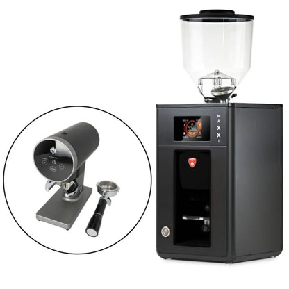 JESUK - Eureka Maxxi Espresso Grinder + Eureka Disko Auto Tamper - Espresso Grinder - Prime Coffee Suppliers