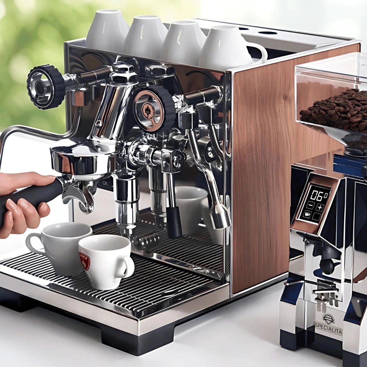 Eureka - Eureka Pura Essential Manual Heat - Exchange Espresso Machine - Espresso Machine - Prime Coffee Suppliers