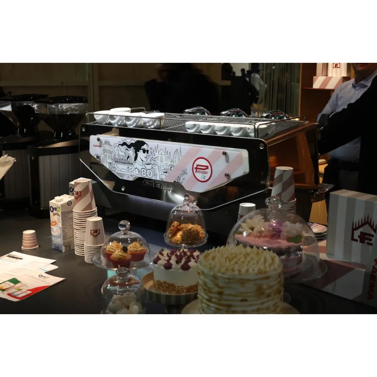 Faema - Faema President GTI Touch A2 Group Espresso Machine - 5 Button Multi-Boiler Technology - Prime Coffee Suppliers