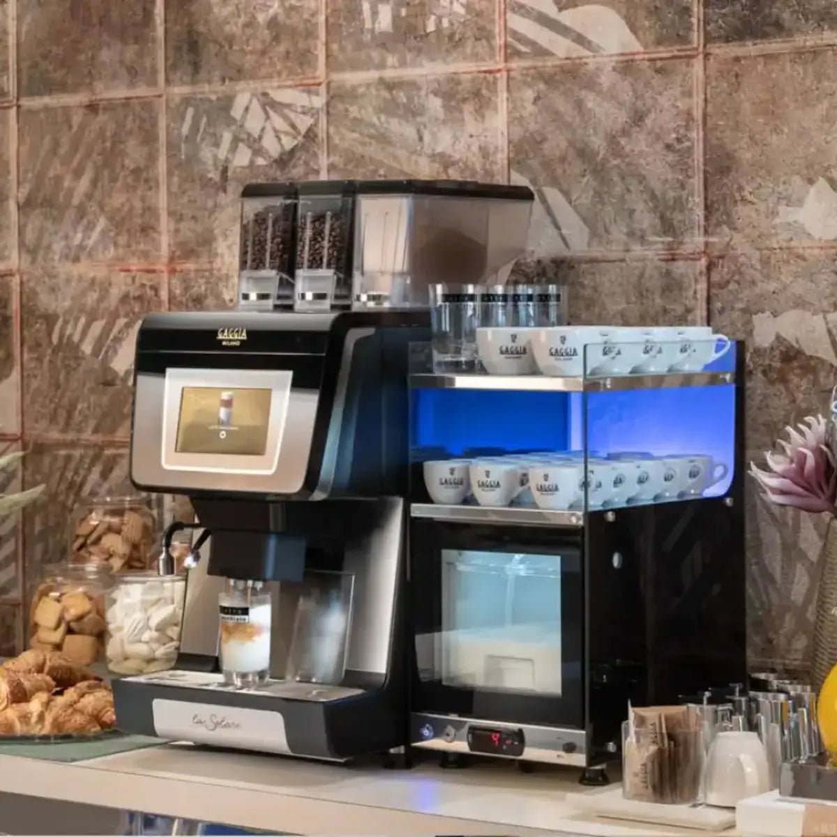 Gaggia - Gaggia La Solare Espresso Machine + Gaggia 6L Capacity Slimline Fridge Commercial Bundle Kit - Espresso Machine - Prime Coffee Suppliers