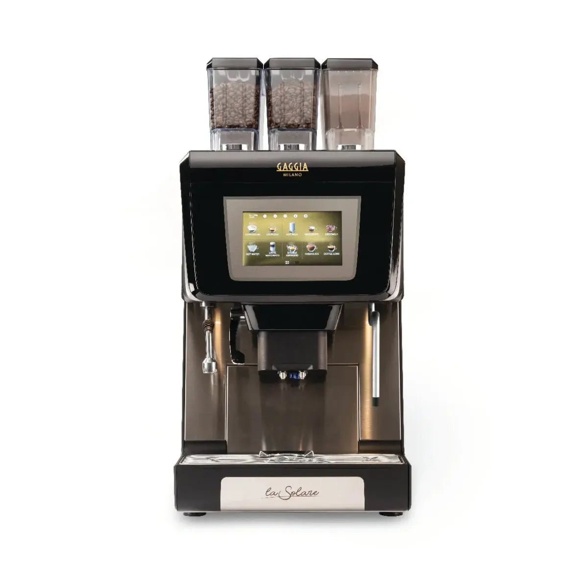 Gaggia - Gaggia La Solare Espresso Machine + Gaggia 6L Capacity Slimline Fridge Commercial Bundle Kit - Espresso Machine - Prime Coffee Suppliers