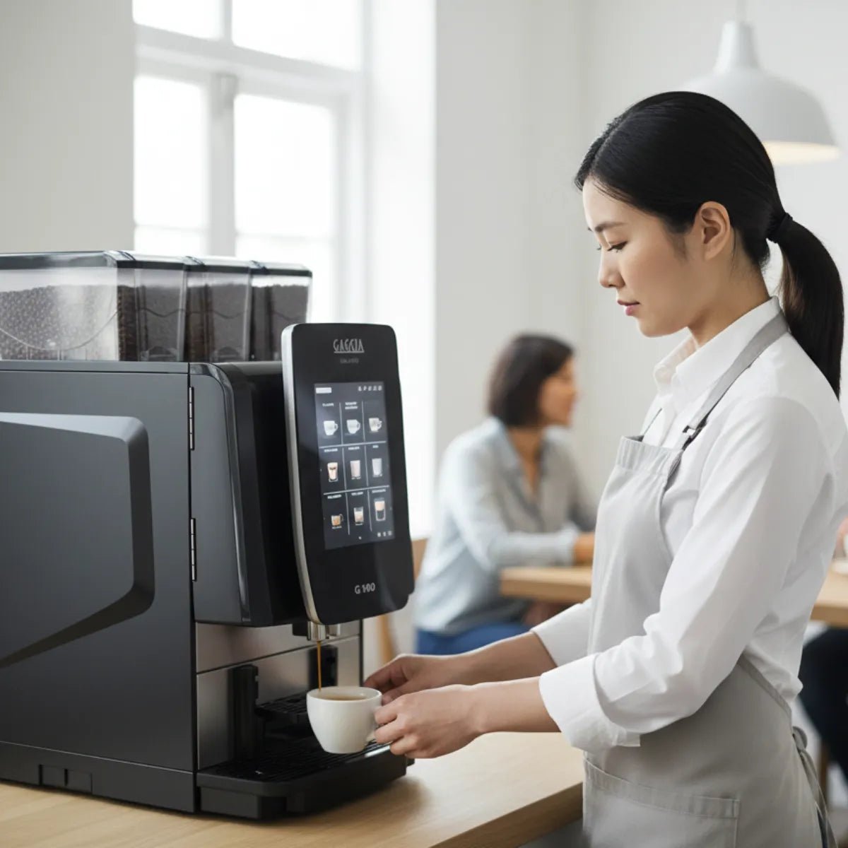 Gaggia - Gaggia Milano G100 Compact Bean - to - Cup Coffee Machine - Dual Blend Capability - Coffee Machine - Prime Coffee Suppliers