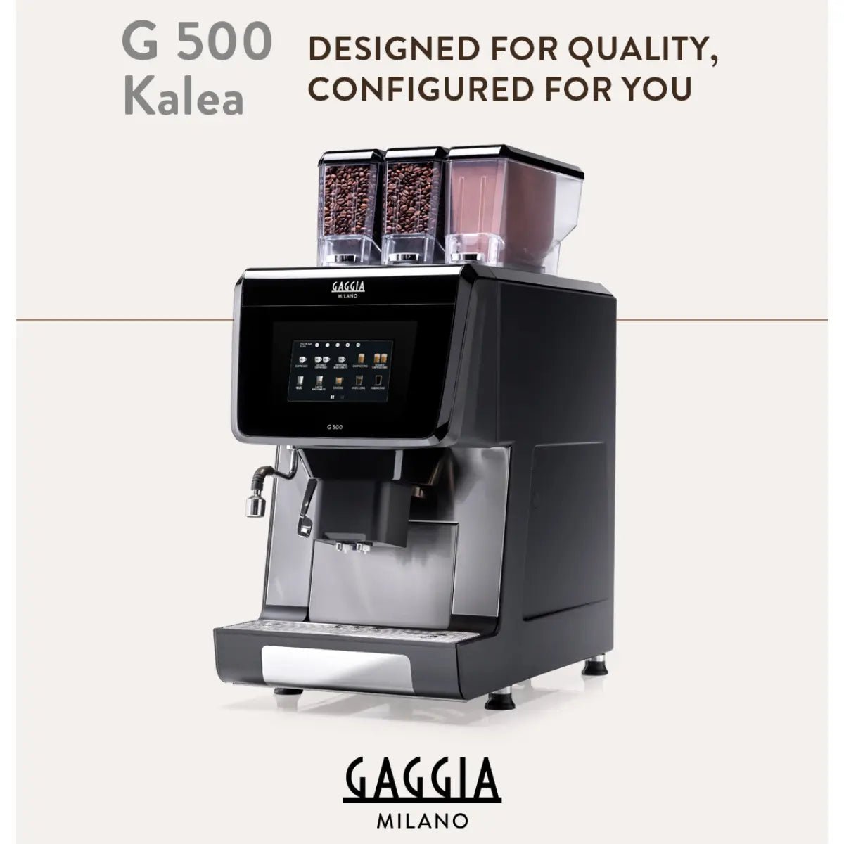 Gaggia - Gaggia Milano G500 Kalea 250 - Cup Bean - to - Cup with Z4000 Brewer Coffee Machine - Coffee Machine - Prime Coffee Suppliers