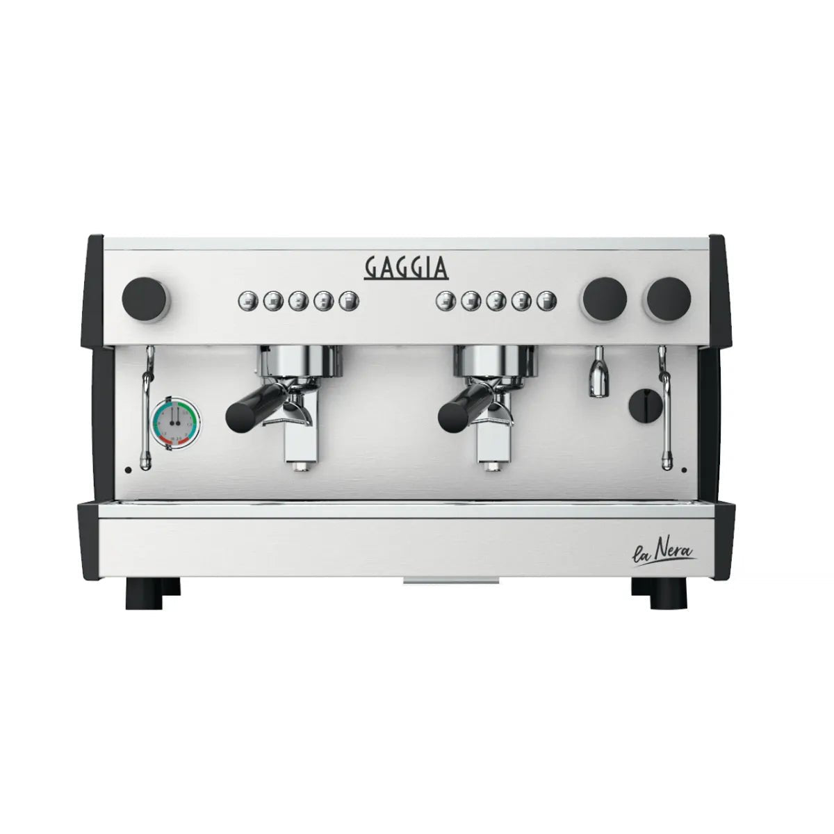 Gaggia Milano La Nera 2 Group Espresso Machine -  Stainless Steel With Copper Boiler and Smartia Connect - Prime Coffee