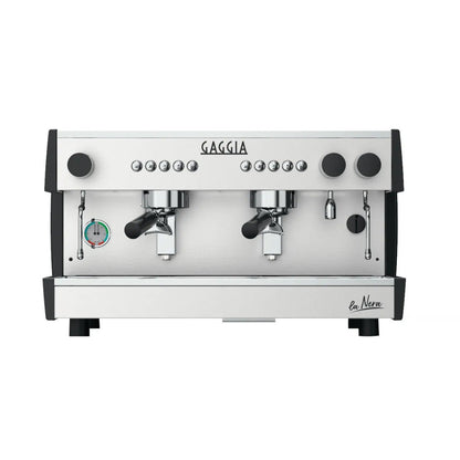 Gaggia Milano La Nera 2 Group Espresso Machine -  Stainless Steel With Copper Boiler and Smartia Connect - Prime Coffee