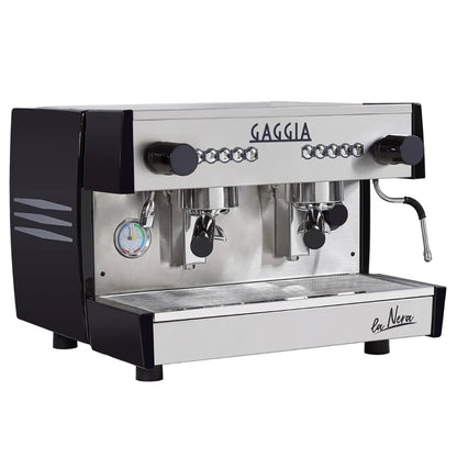 Gaggia Milano La Nera 2 Group Espresso Machine -  Stainless Steel With Copper Boiler and Smartia Connect - Prime Coffee