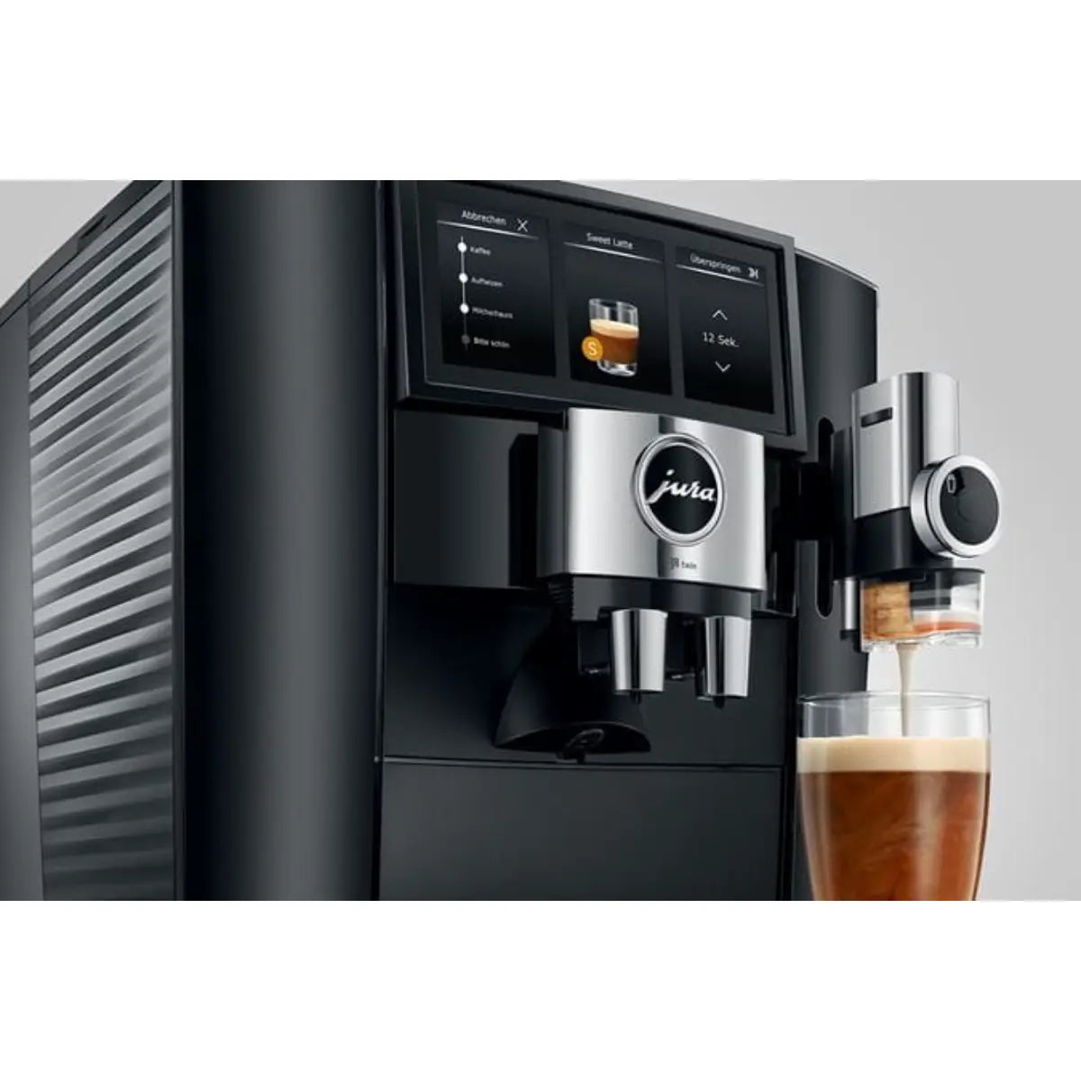 JURA J8 Twin Automatic Espresso Machine - Diamond Black