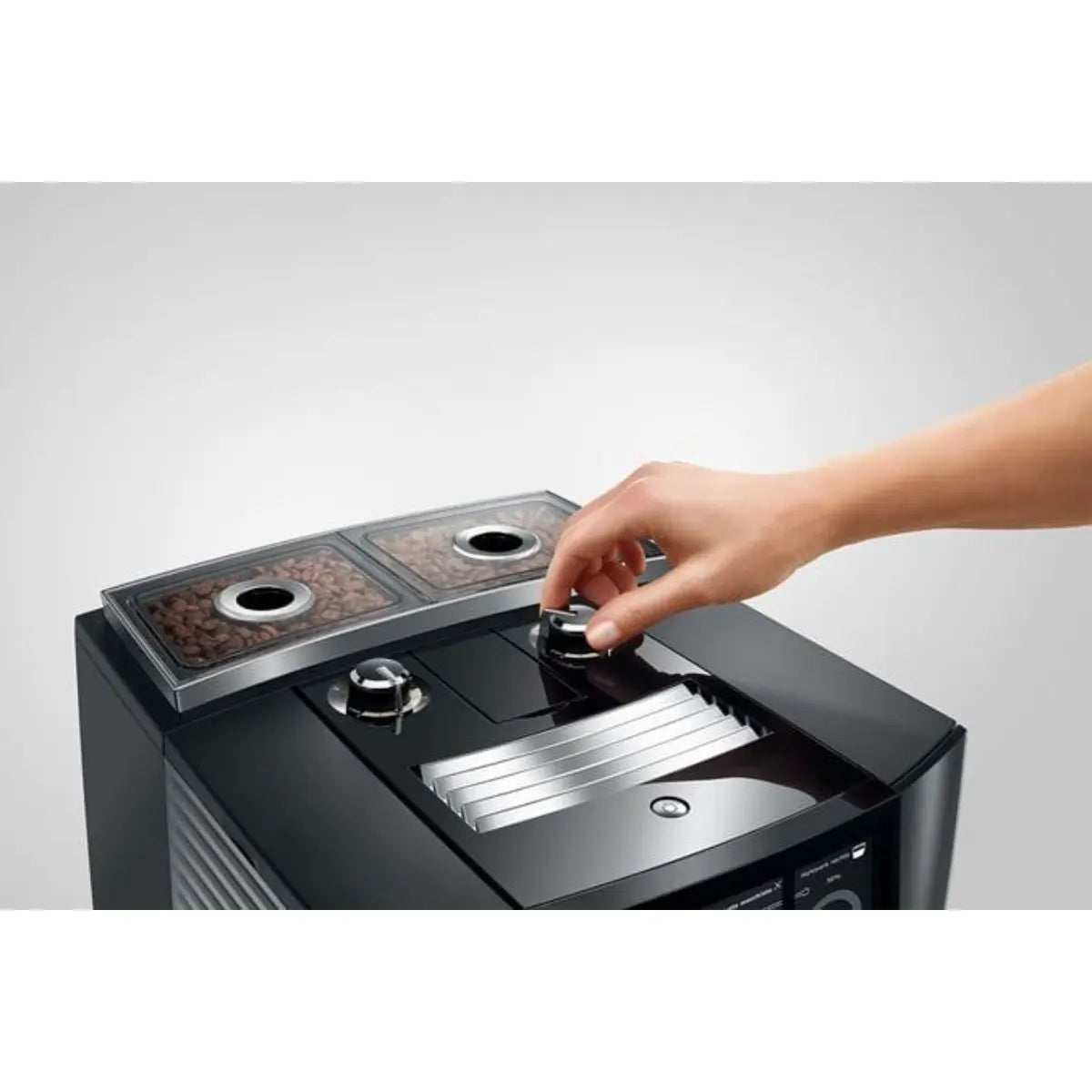 JURA J8 Twin Automatic Espresso Machine - Diamond Black