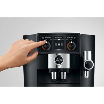 JURA J8 Twin Automatic Espresso Machine - Diamond Black