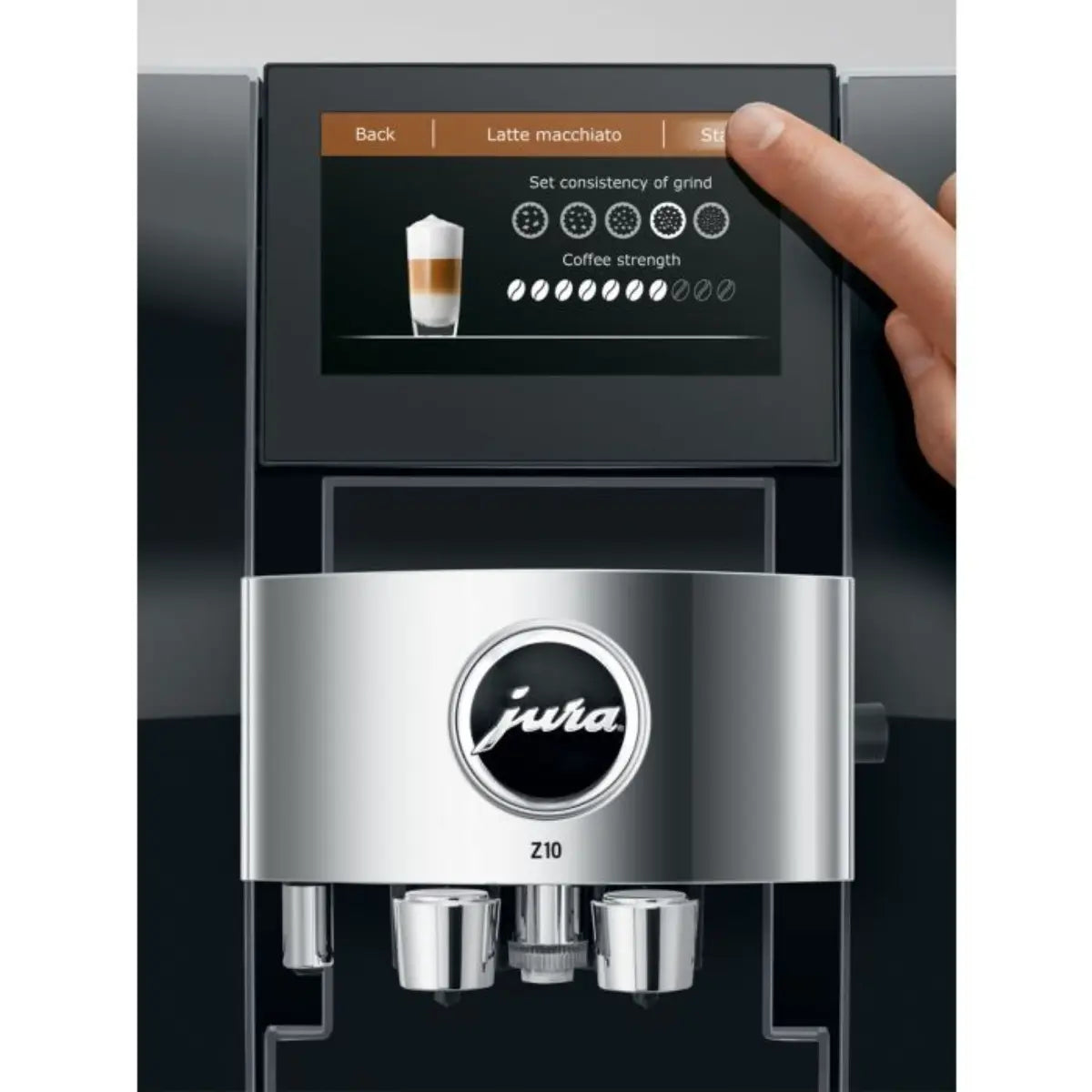 JURA Z10 Automatic Espresso Machine Diamond Black