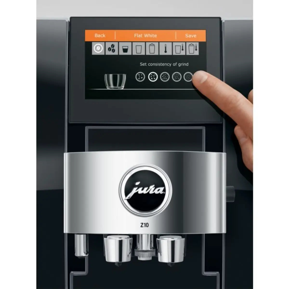 JURA Z10 Automatic Espresso Machine Diamond Black