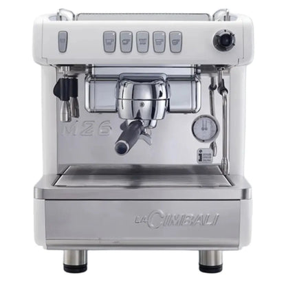 La Cimbali M26 TE RE Premium Professional Smart Boiler & ThermoDrive Espresso Machine - 1 Group White Front