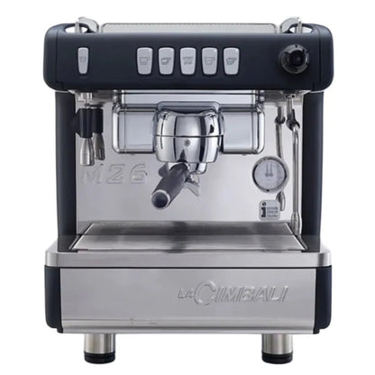 La Cimbali M26 TE RE Premium Professional Smart Boiler & ThermoDrive Espresso Machine - 1 Group Black Front