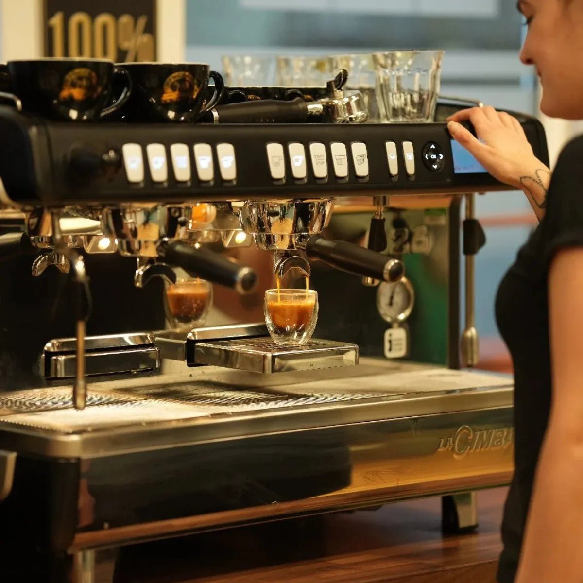 La Cimbali M26 TE RE Premium Professional Smart Boiler & ThermoDrive Espresso Machine - 2 Group Espresso