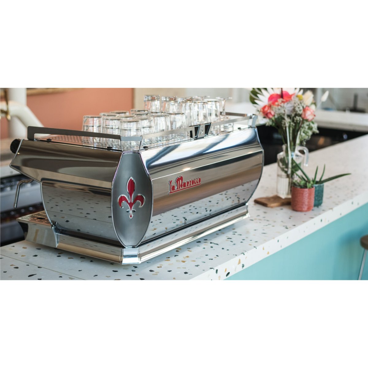 La Marzocco - La Marzocco GB5 S AV 2 Group Espresso Machine + Mahlkonig E80s GBW Grinder - Commercial Bundle Kit - Espresso Machine - Prime Coffee Suppliers