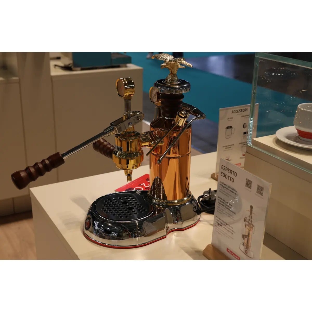 La Pavoni - La Pavoni Esperto Edotto Manual Lever Espresso Coffee Machine - Coffee Machine - Prime Coffee Suppliers