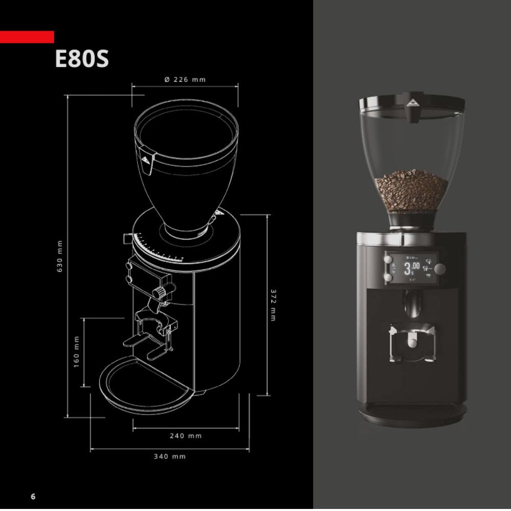 Mahlkonig - Mahlkonig E80s GBW Espresso Grinder 80mm Burrs - Espresso Grinder - Prime Coffee Suppliers