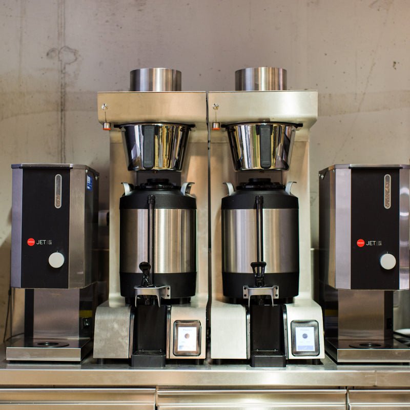 JESUK - Marco Jet 6 Twin 230V 5.6KW Coffee Brewer - Dual 6L (12L Total) Urn System - Brewer - Prime Coffee Suppliers