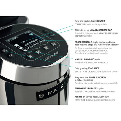 Mazzer - Mazzer Robur S Electronic Coffee Grinder - On Demand - 71mm Burrs - Coffee Grinder - Prime Coffee Suppliers