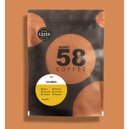 Mont58 - MONT58 Colombia Single Origin Coffee Beans - Coffee Beans - Prime Coffee Suppliers