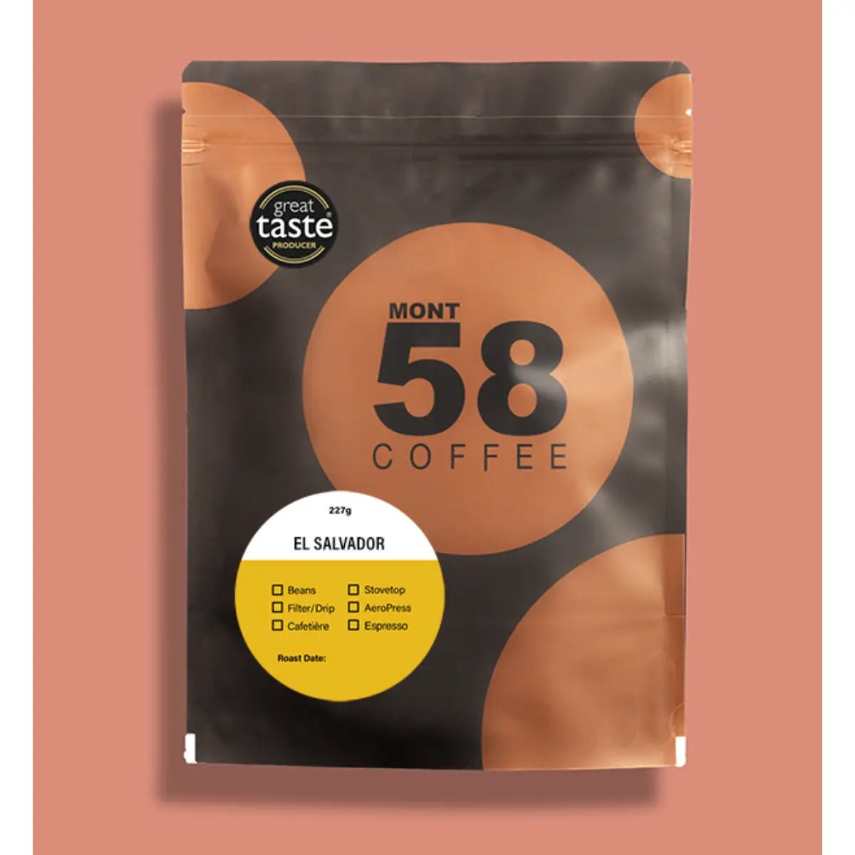 Mont58 - MONT58 El Salvador Single Origin Coffee Beans - Coffee Beans - Prime Coffee Suppliers