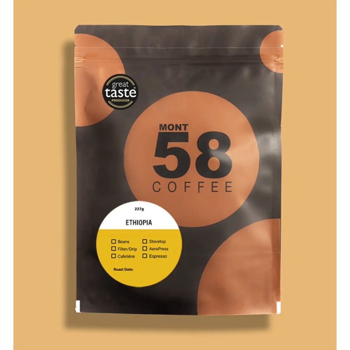 Mont58 - MONT58 Ethiopia Single Origin Coffee Beans - Coffee Beans - Prime Coffee Suppliers
