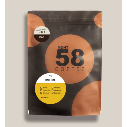 Mont58 - MONT58 Half - Caf Coffee Beans - Coffee Beans - Prime Coffee Suppliers
