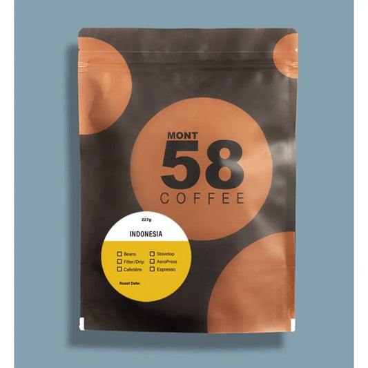 Mont58 - MONT58 Indonesia Single Origin Coffee Beans - Coffee Beans - Prime Coffee Suppliers