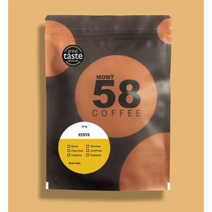 Mont58 - MONT58 Kenya Single Origin Coffee Beans - Coffee Beans - Prime Coffee Suppliers