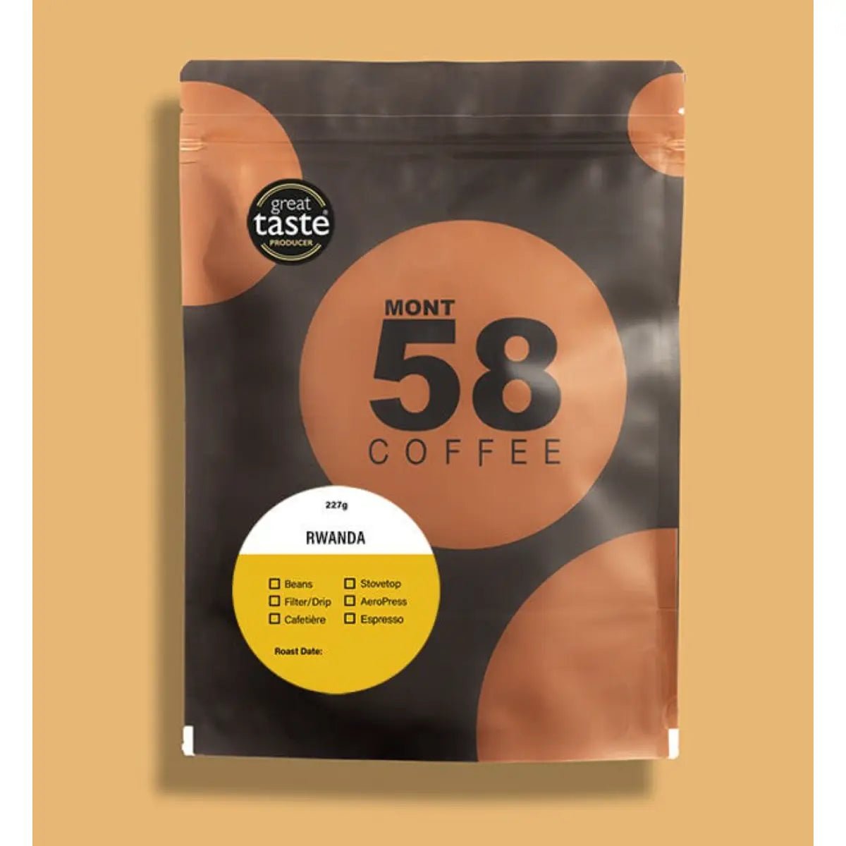 Mont58 - MONT58 Rwanda Single Origin Coffee Beans - Coffee Beans - Prime Coffee Suppliers
