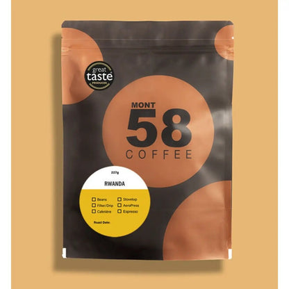 Mont58 - MONT58 Rwanda Single Origin Coffee Beans - Coffee Beans - Prime Coffee Suppliers
